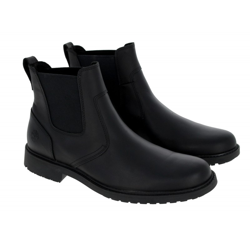 Black chelsea timberland clearance boots